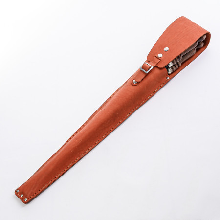 A set of skewers 670*12*3 mm in an orange leather case в Москве